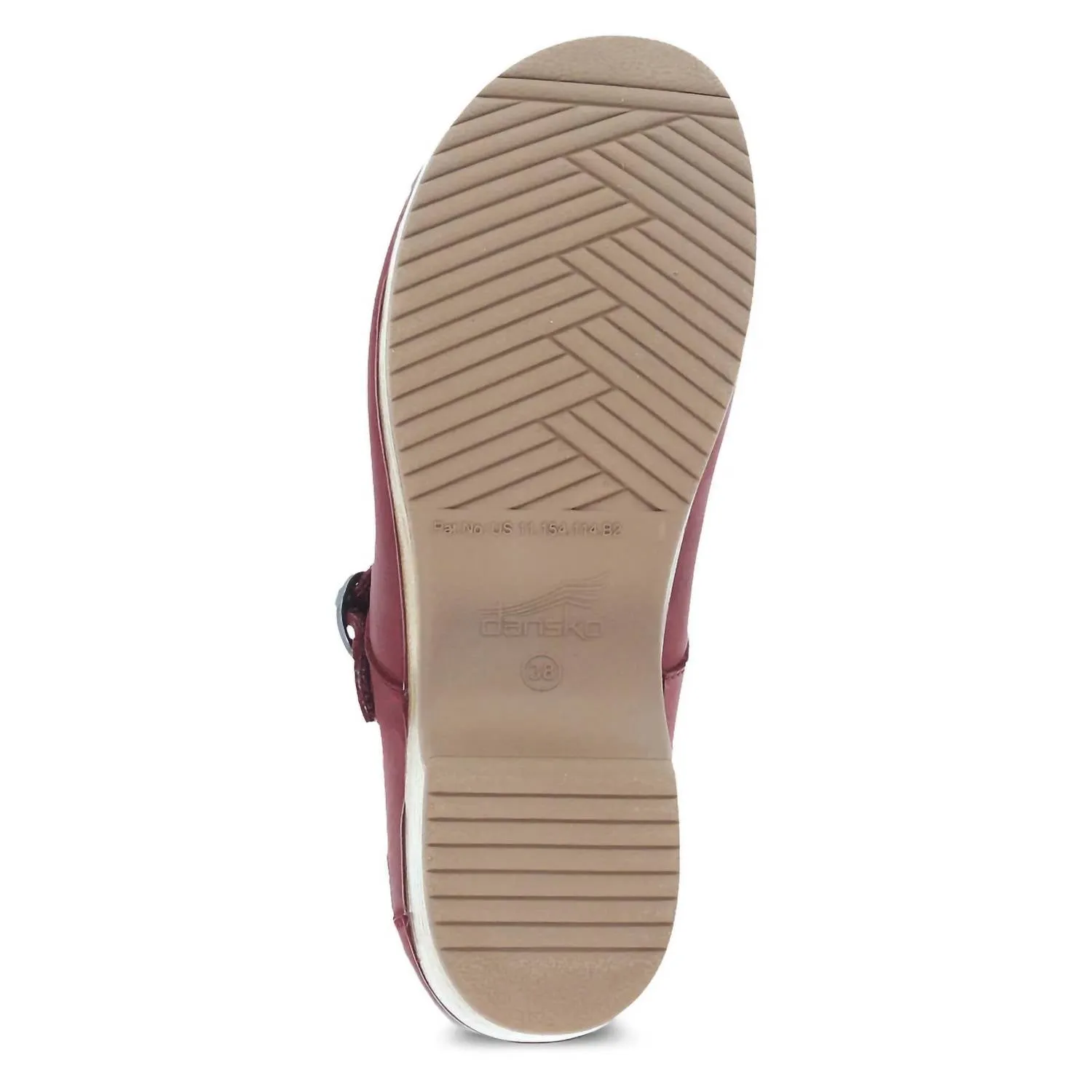 Women's Bria Burnished Mary Jane Mule In Cinnebar