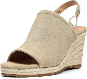 Women's Cai 2 Espradille Wedge Sandals In Sand Suede