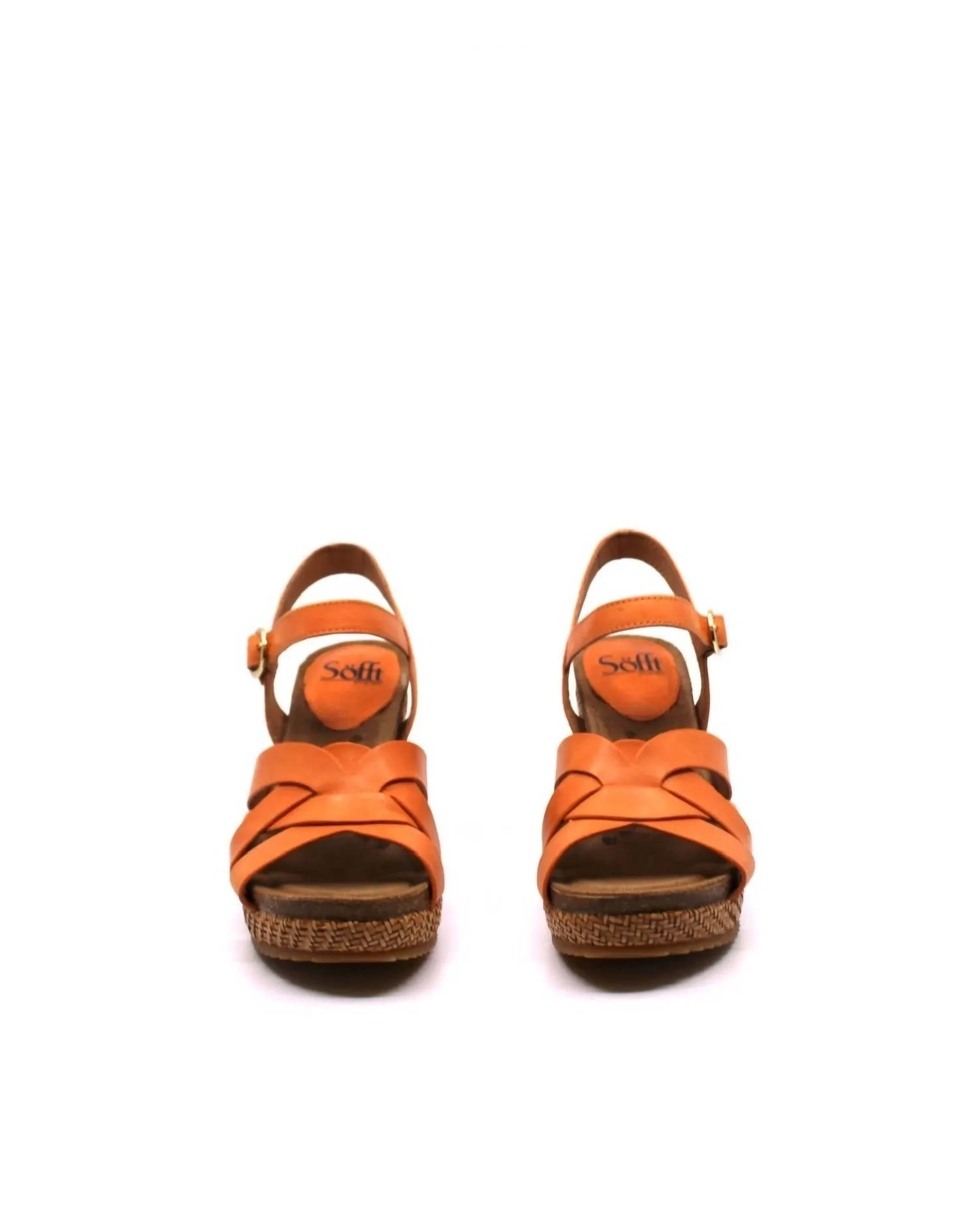 Women's Carlana Wedge Sandal In Sunset Orange