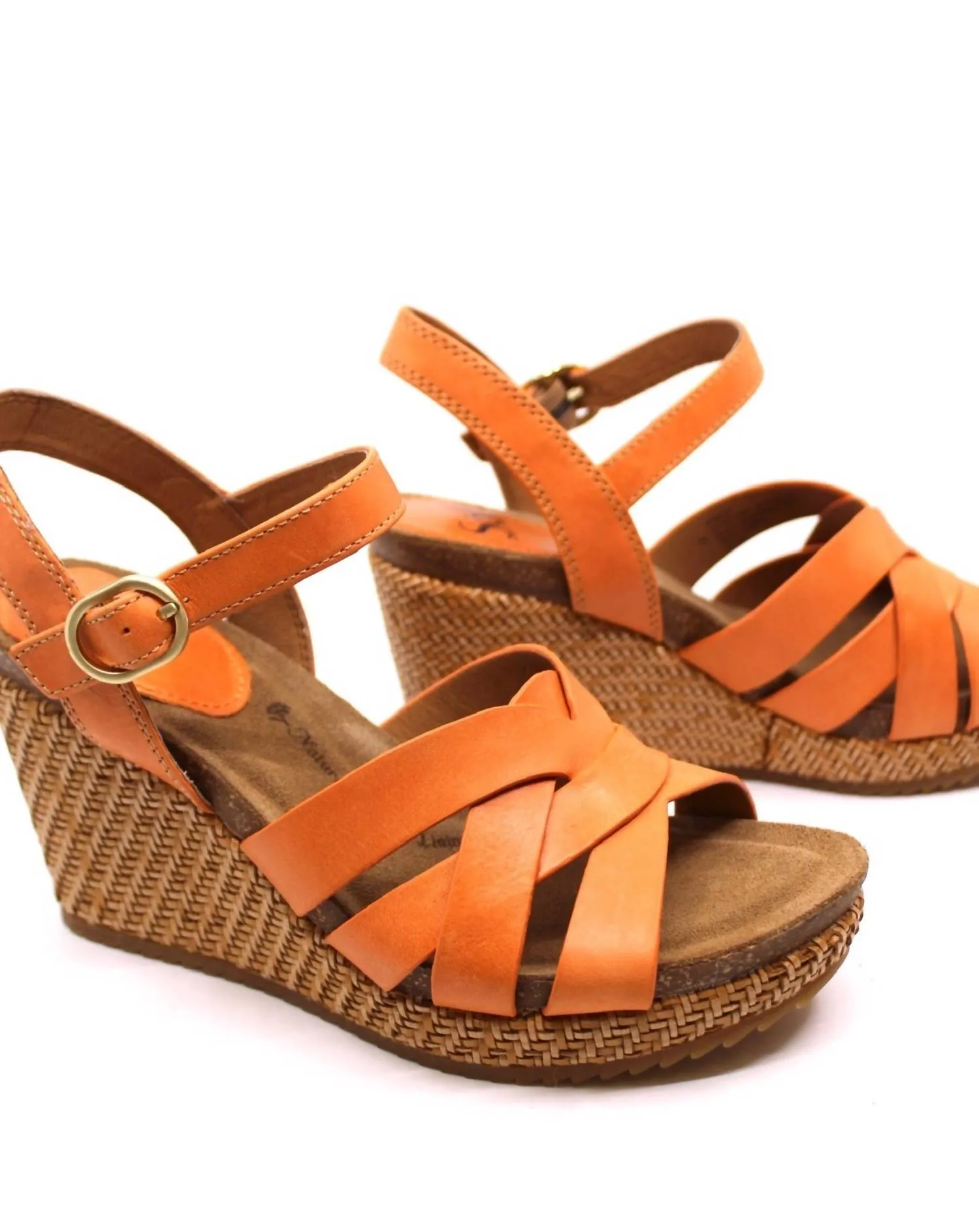 Women's Carlana Wedge Sandal In Sunset Orange