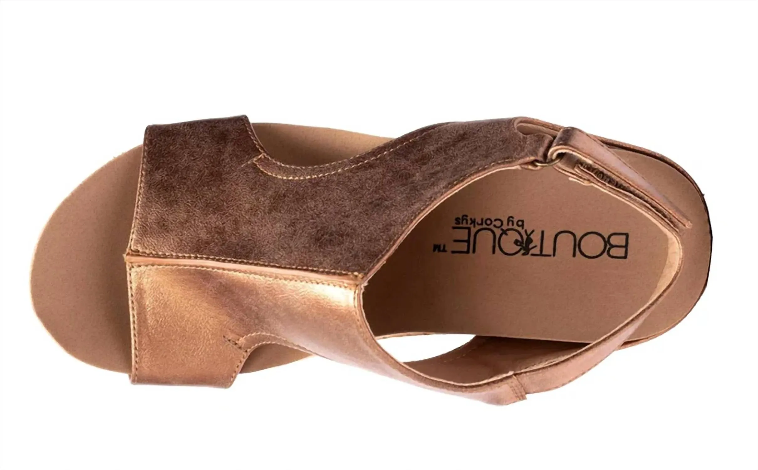 Women's Carley Wedge Sandal In Antique Bronze