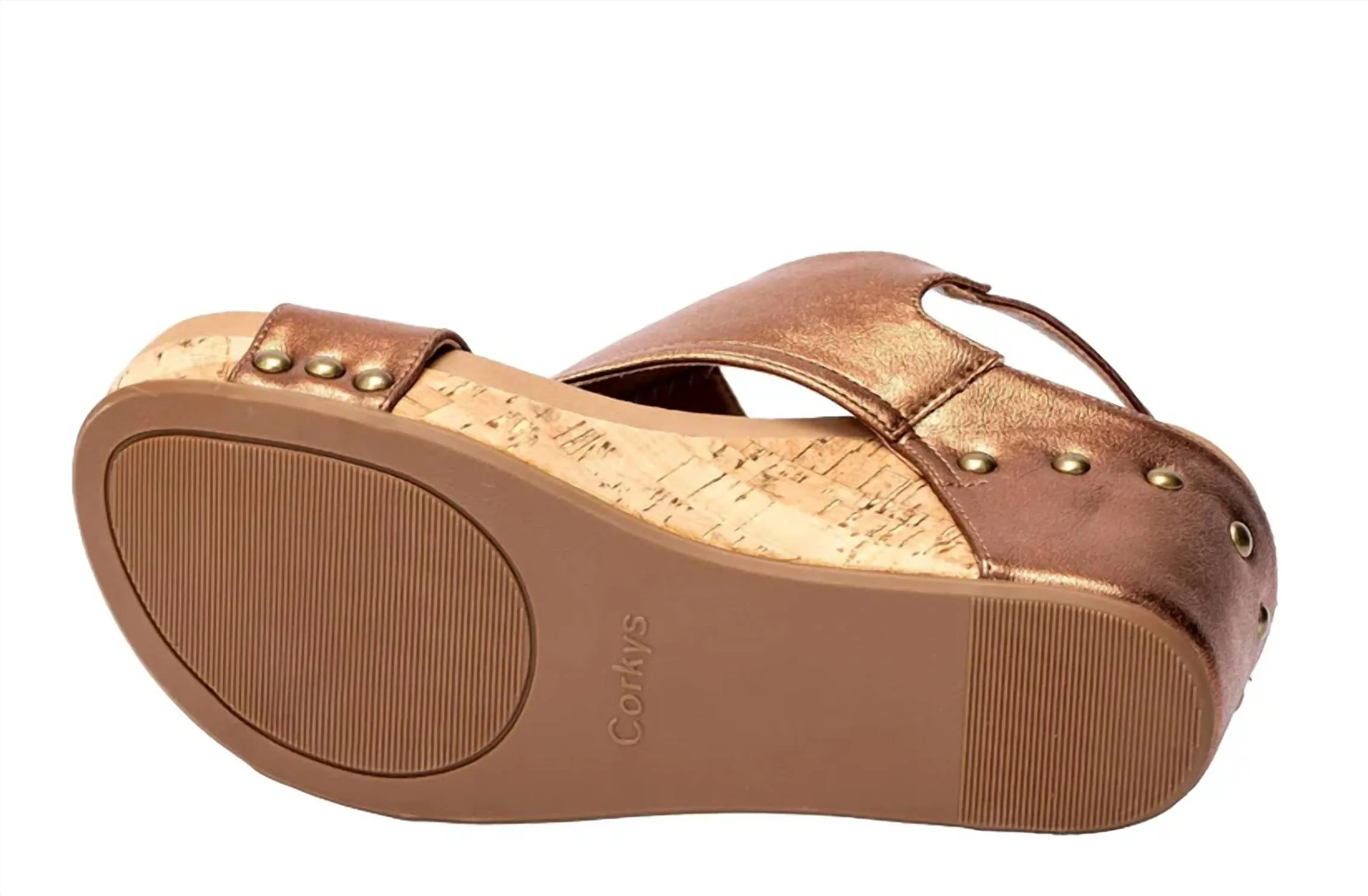 Women's Carley Wedge Sandal In Antique Bronze