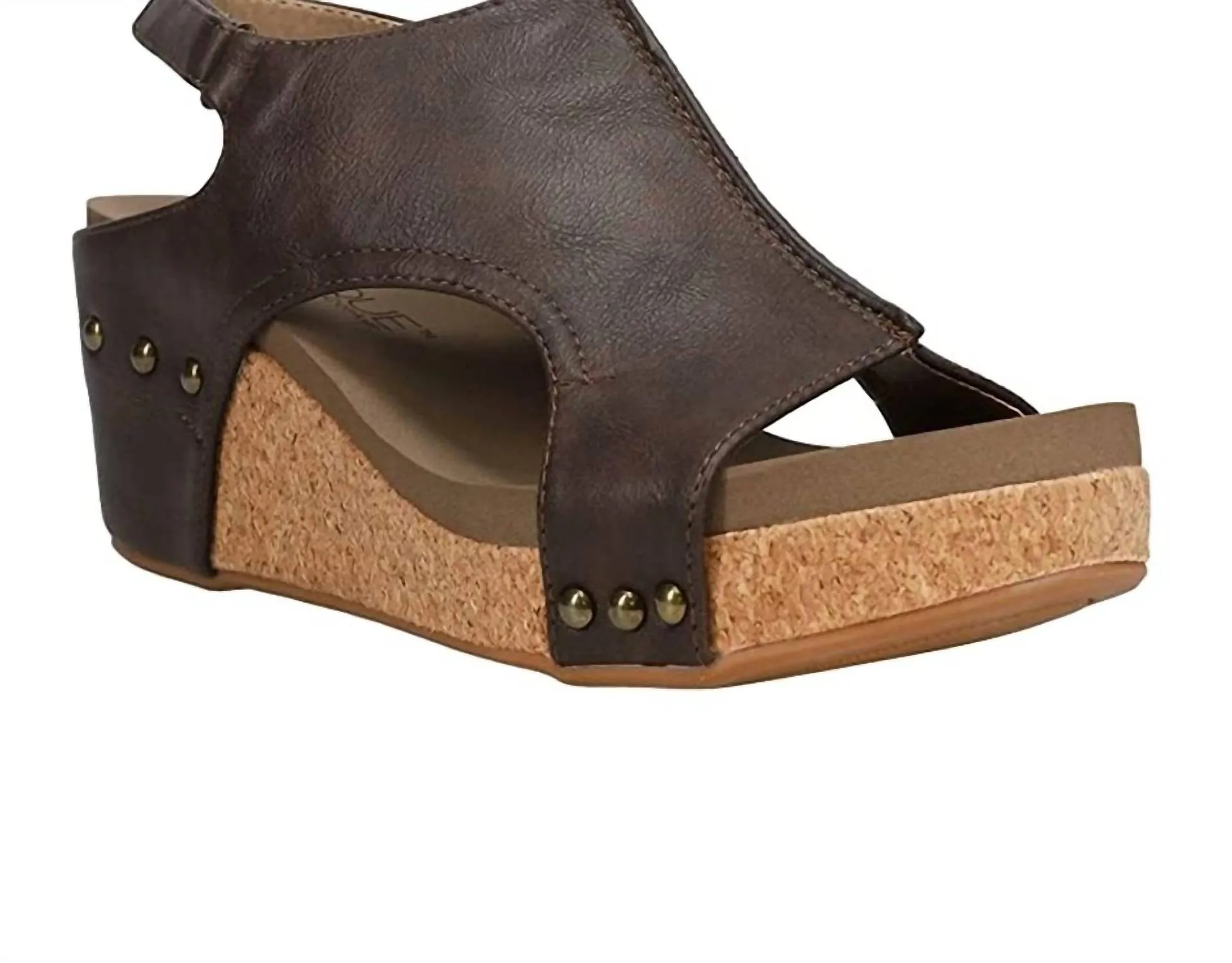 Women's Carley Wedge Sandal In Chocolate