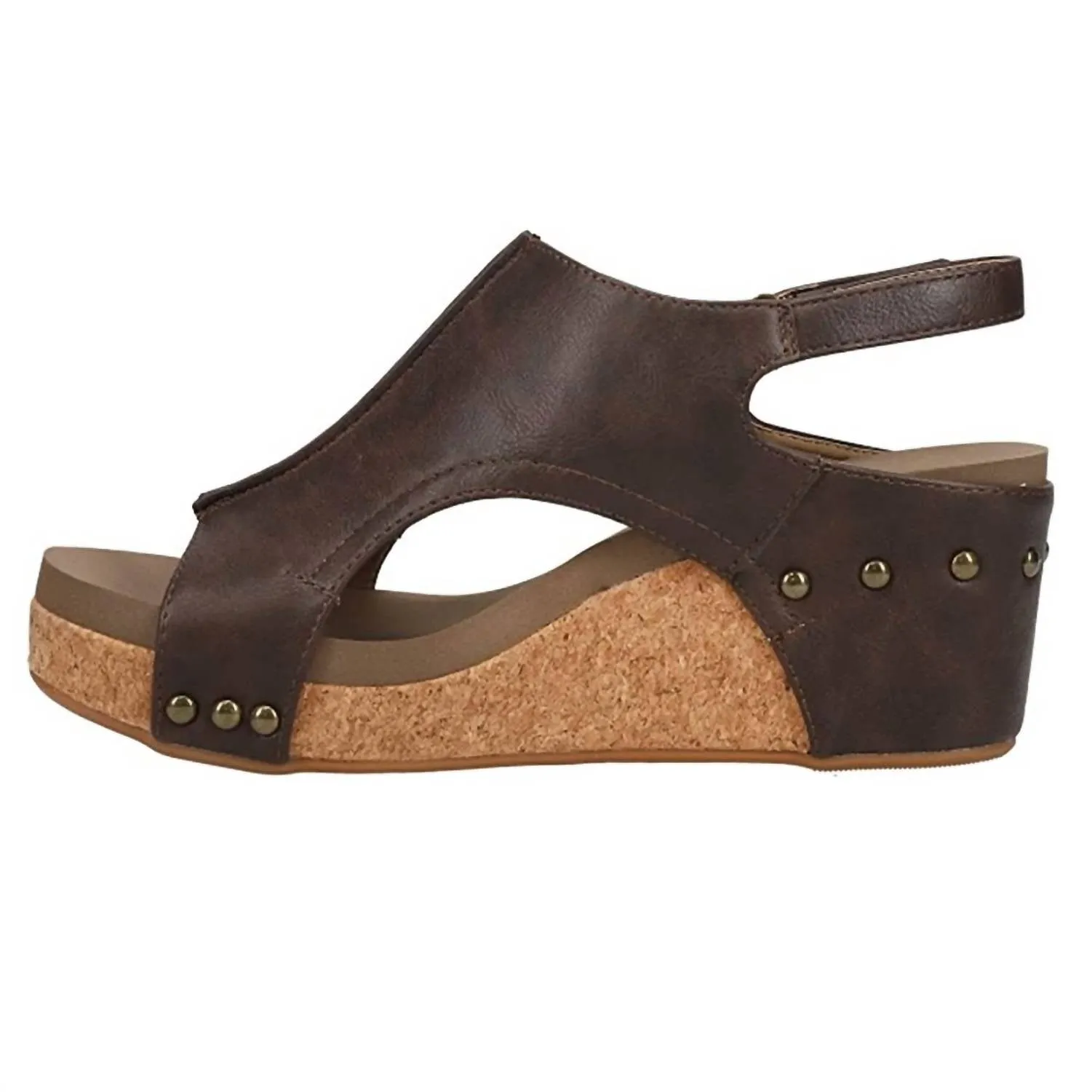 Women's Carley Wedge Sandal In Chocolate