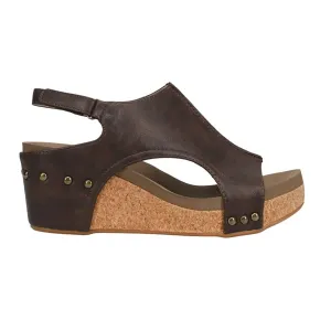 Women's Carley Wedge Sandal In Chocolate