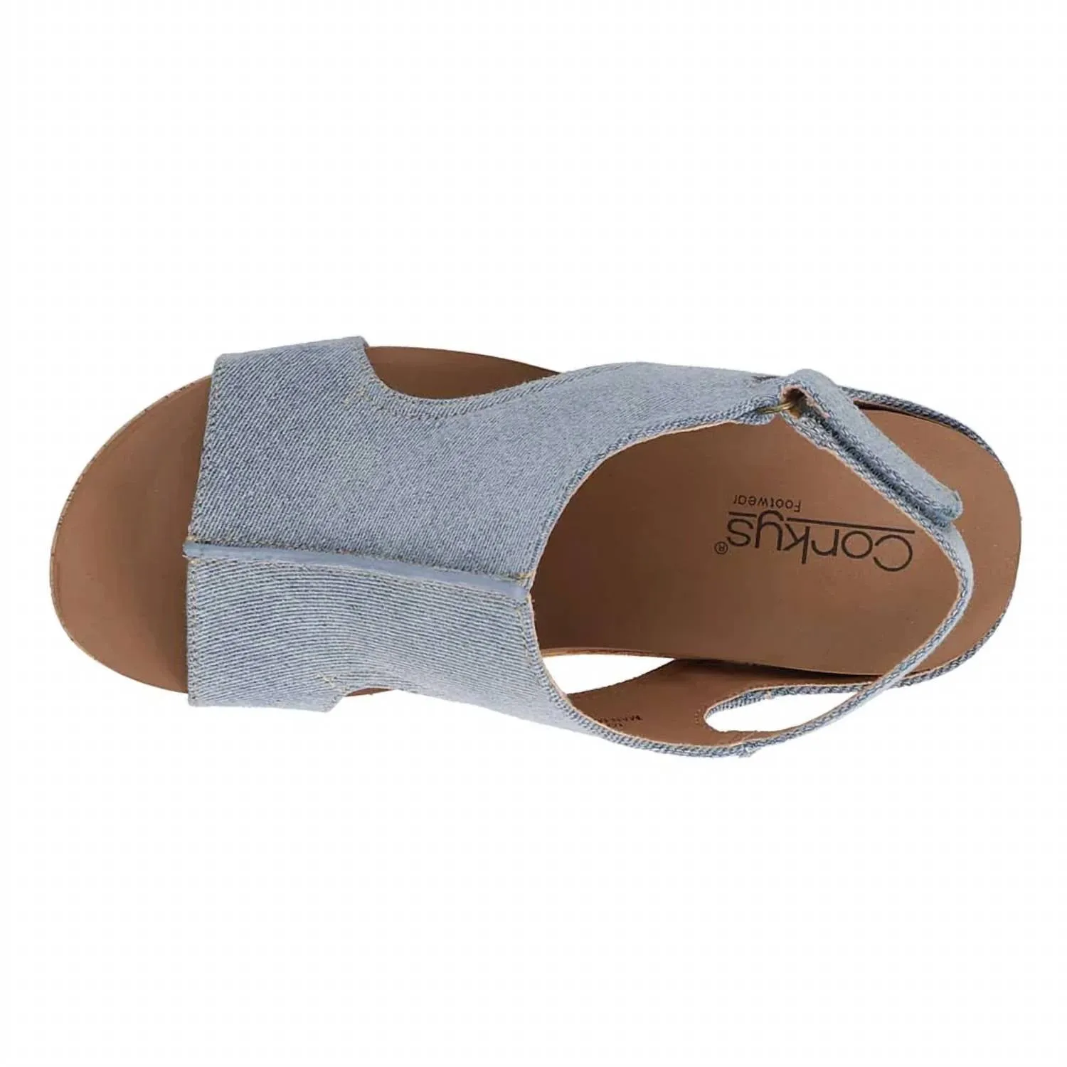 Women's Carley Wedge Sandal In Denim Blue