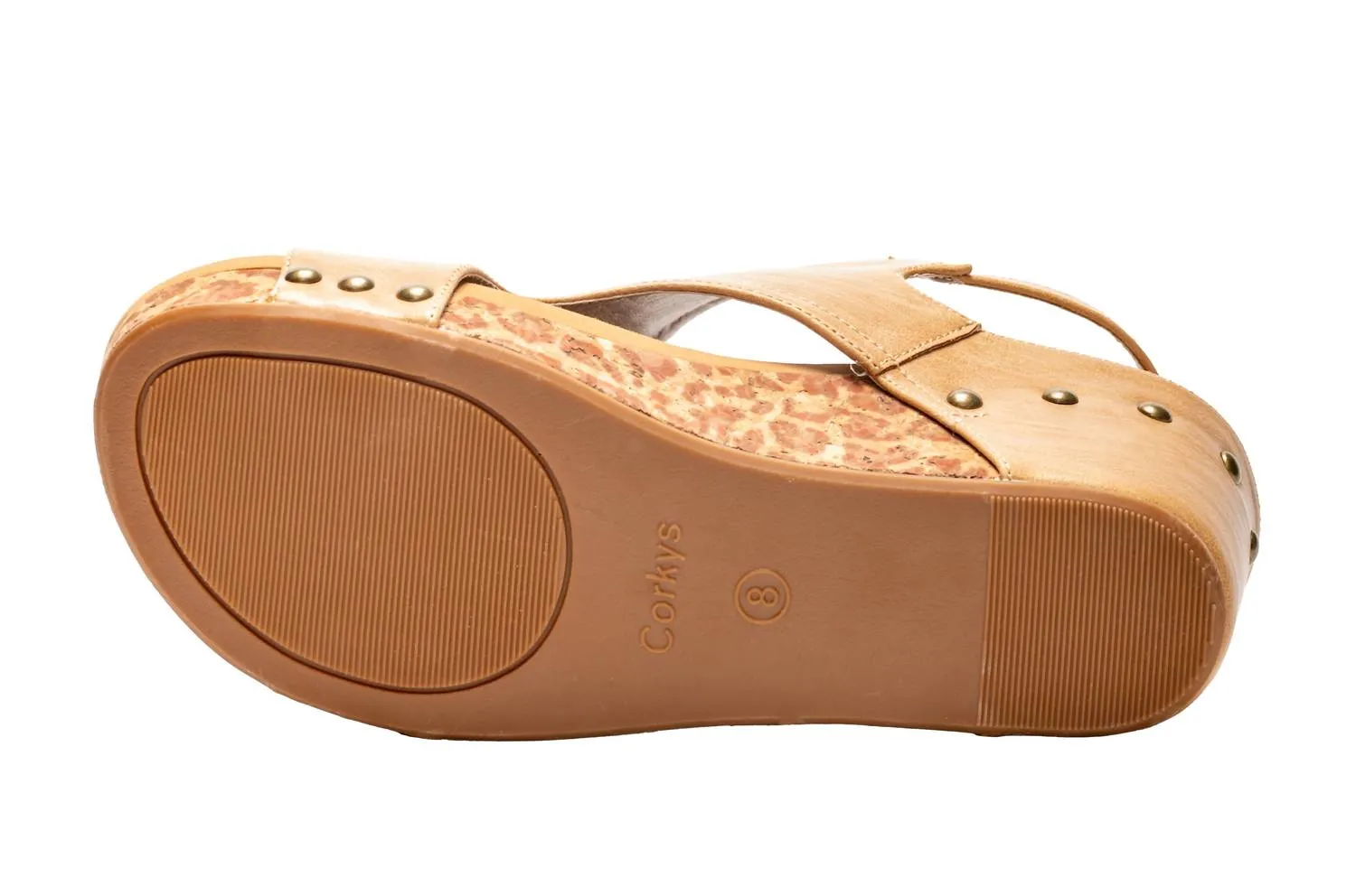 Women's Carley Wedge Sandals In Taupe Smooth Leopard