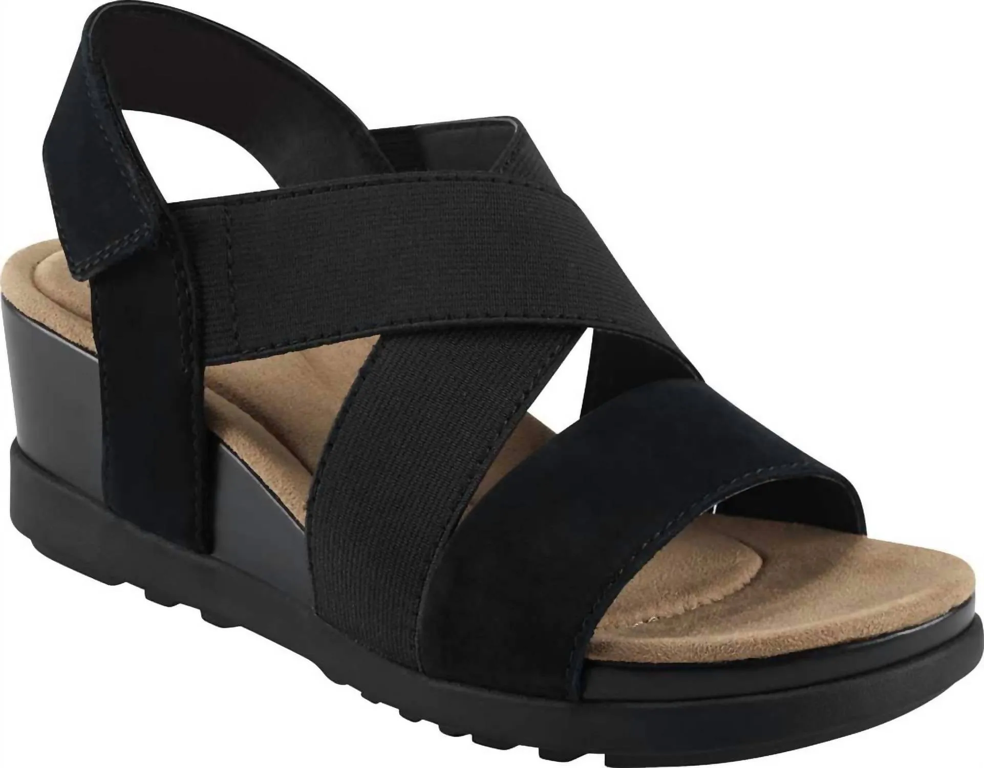 Women's Carren Wedge Sandals In Black