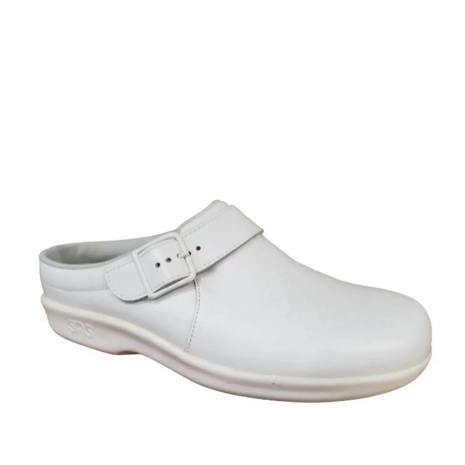 Women's Casual Clog - Medium In White
