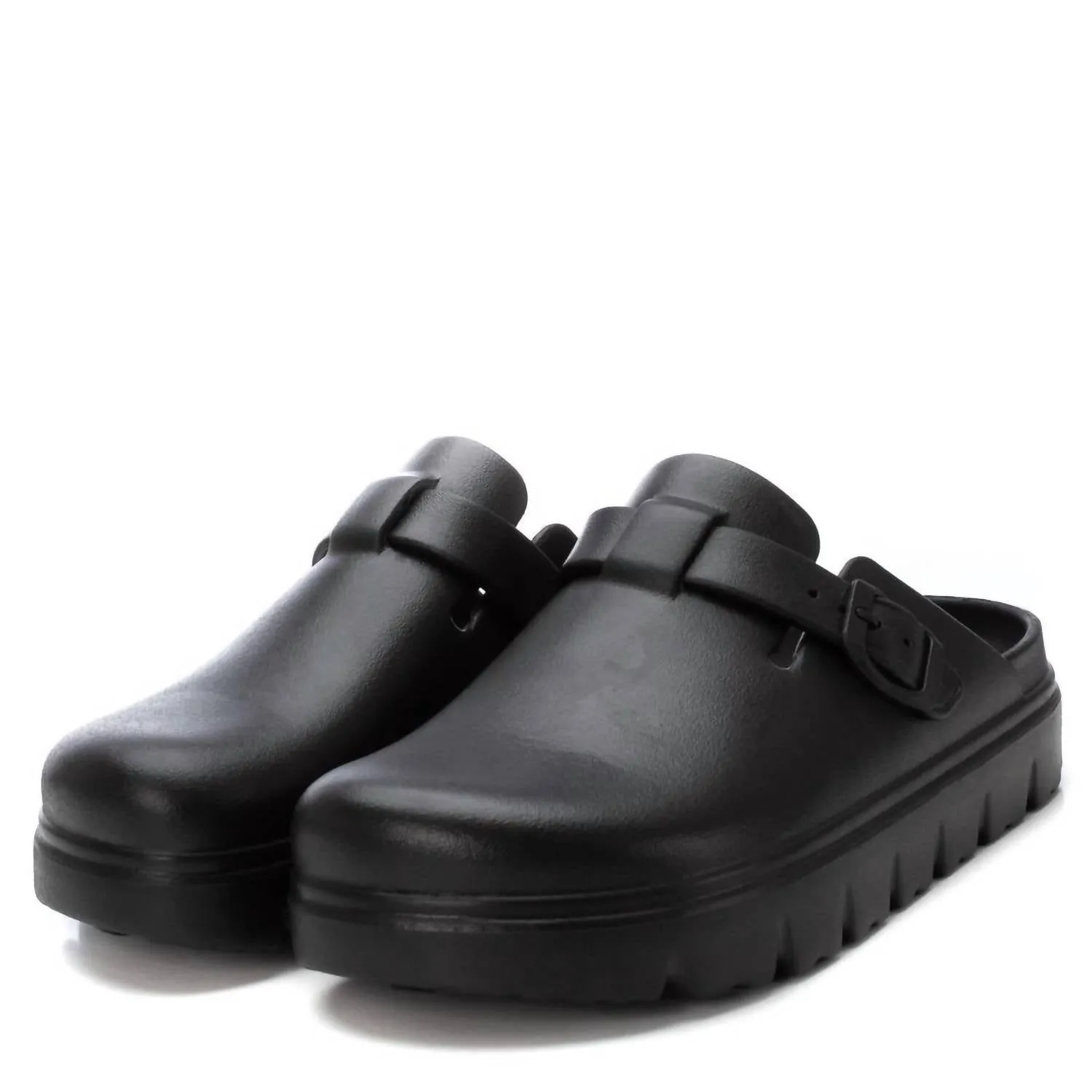 Women's Casual Rubber Clogs In Black