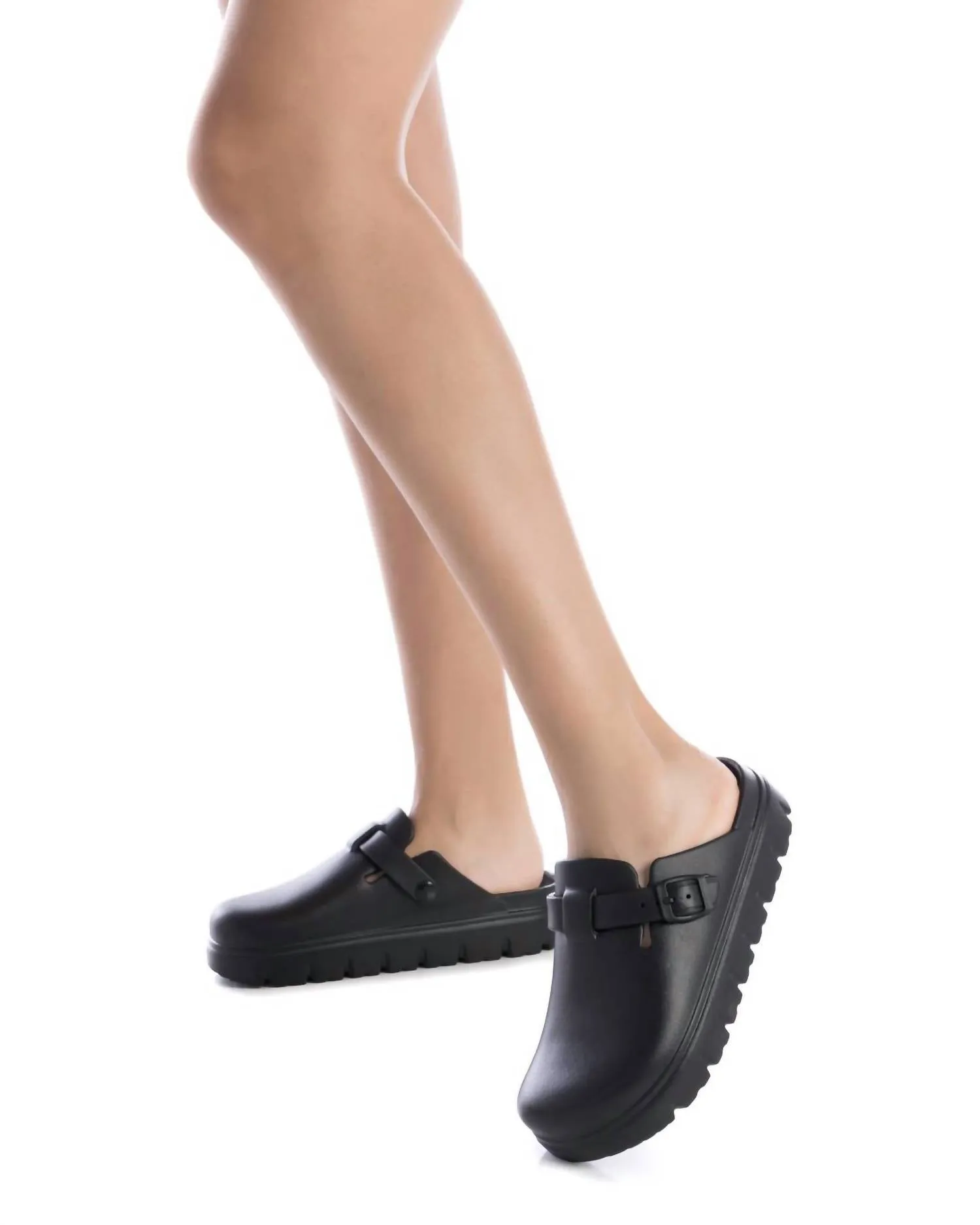 Women's Casual Rubber Clogs In Black