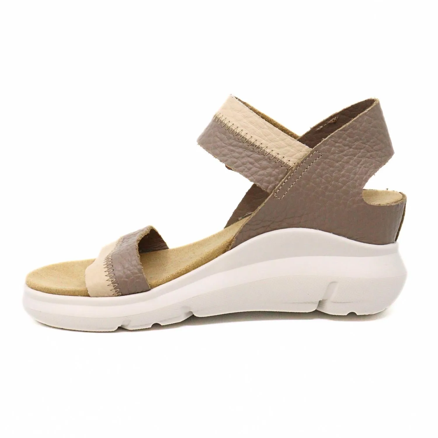 Women's Charlotte Wedge Sandals In Beige/taupe