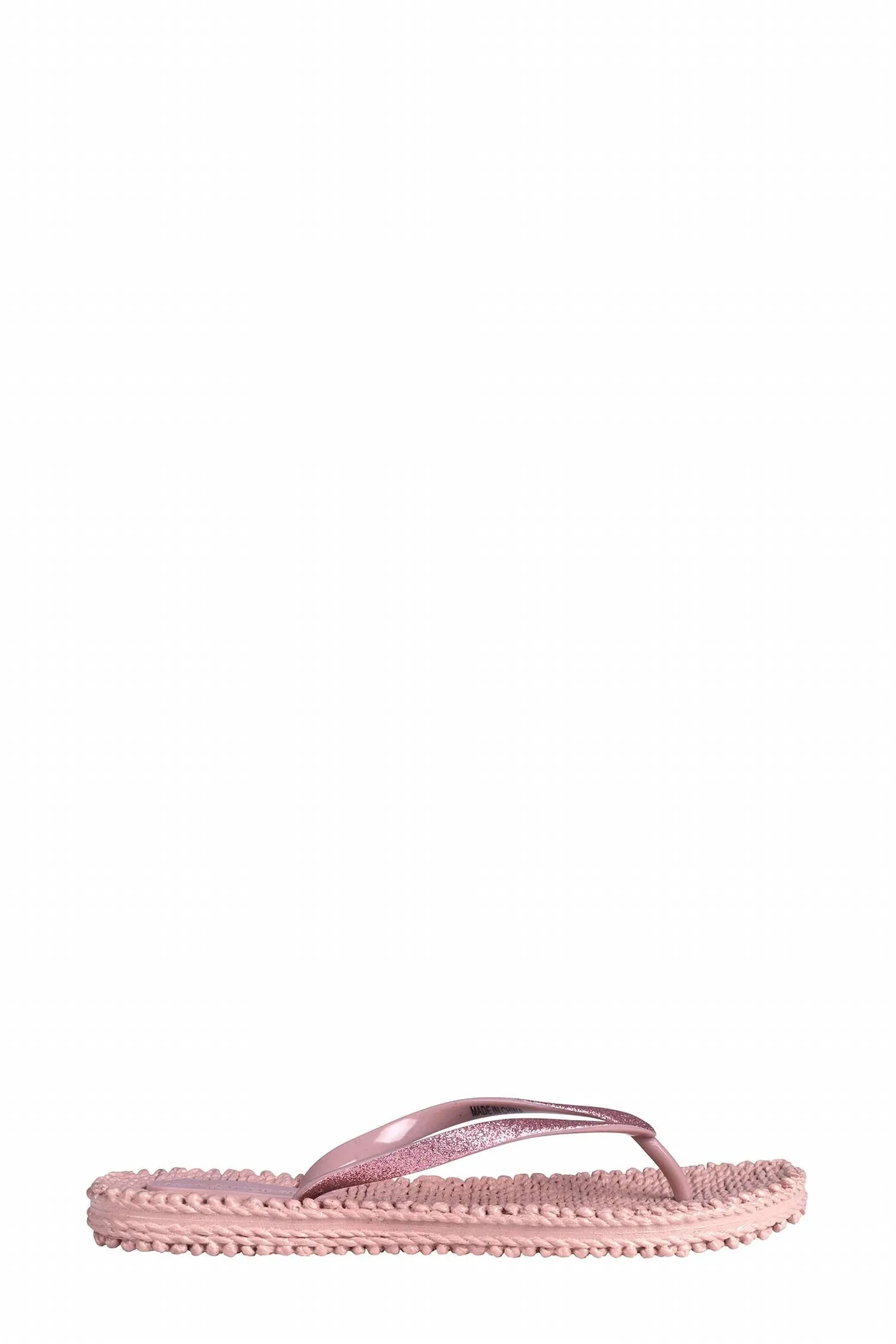 Women's Cheerful Glitter Flip Flops In Mauve
