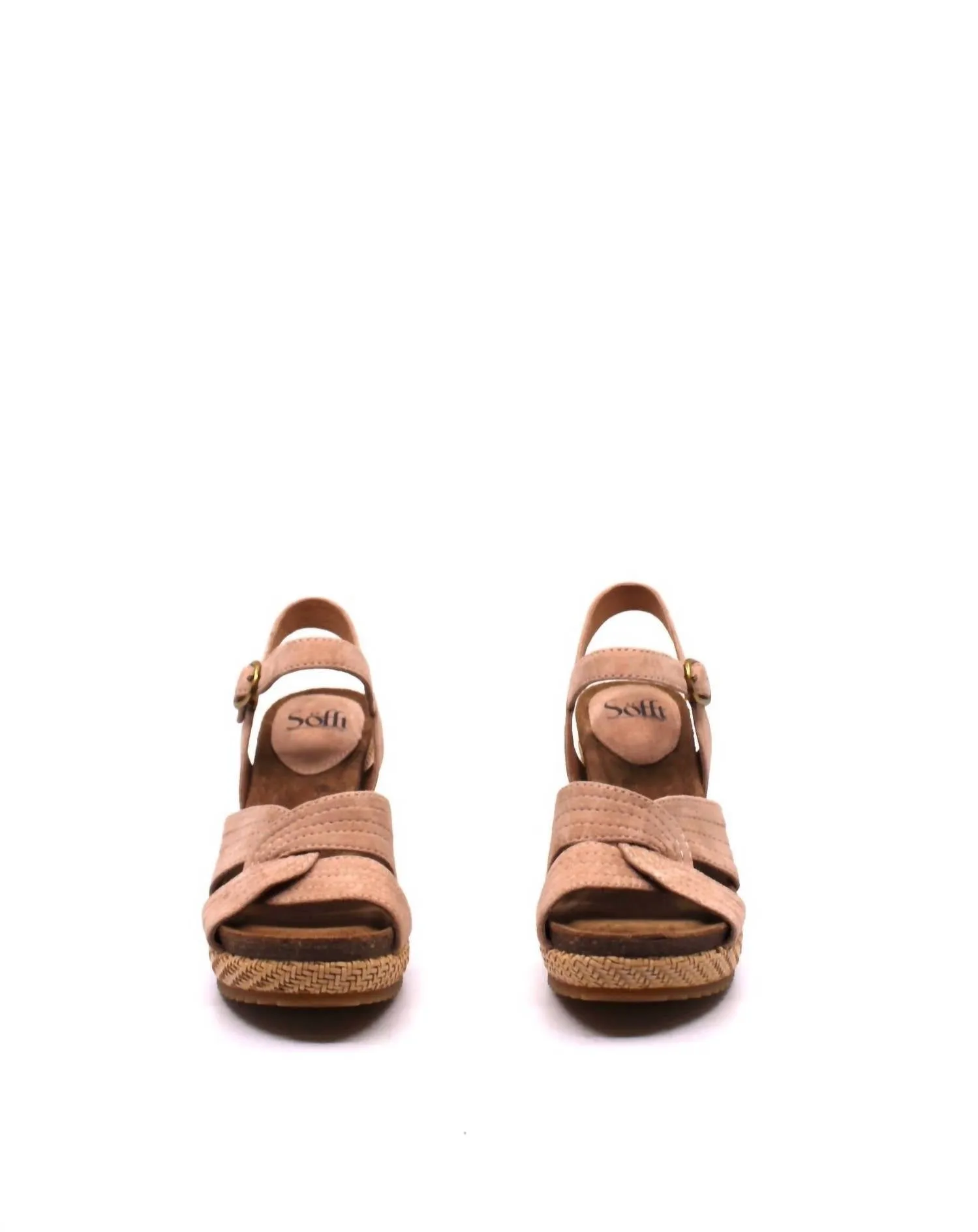 Women's Clarissa Camelia Wedge Sandal In Blush