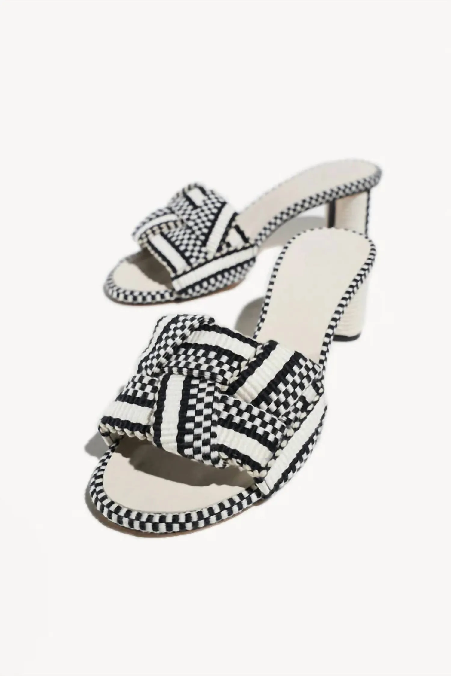 Women's Claudia Mule In Ivory/black