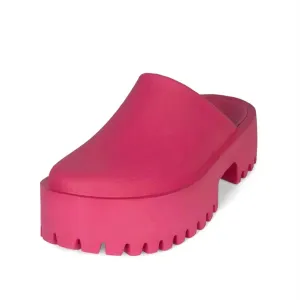 Women's Clogge Shoes In Fuchsia