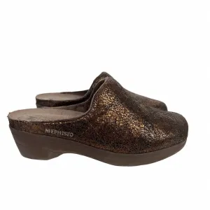 Women's Clogs In Bronze Crash