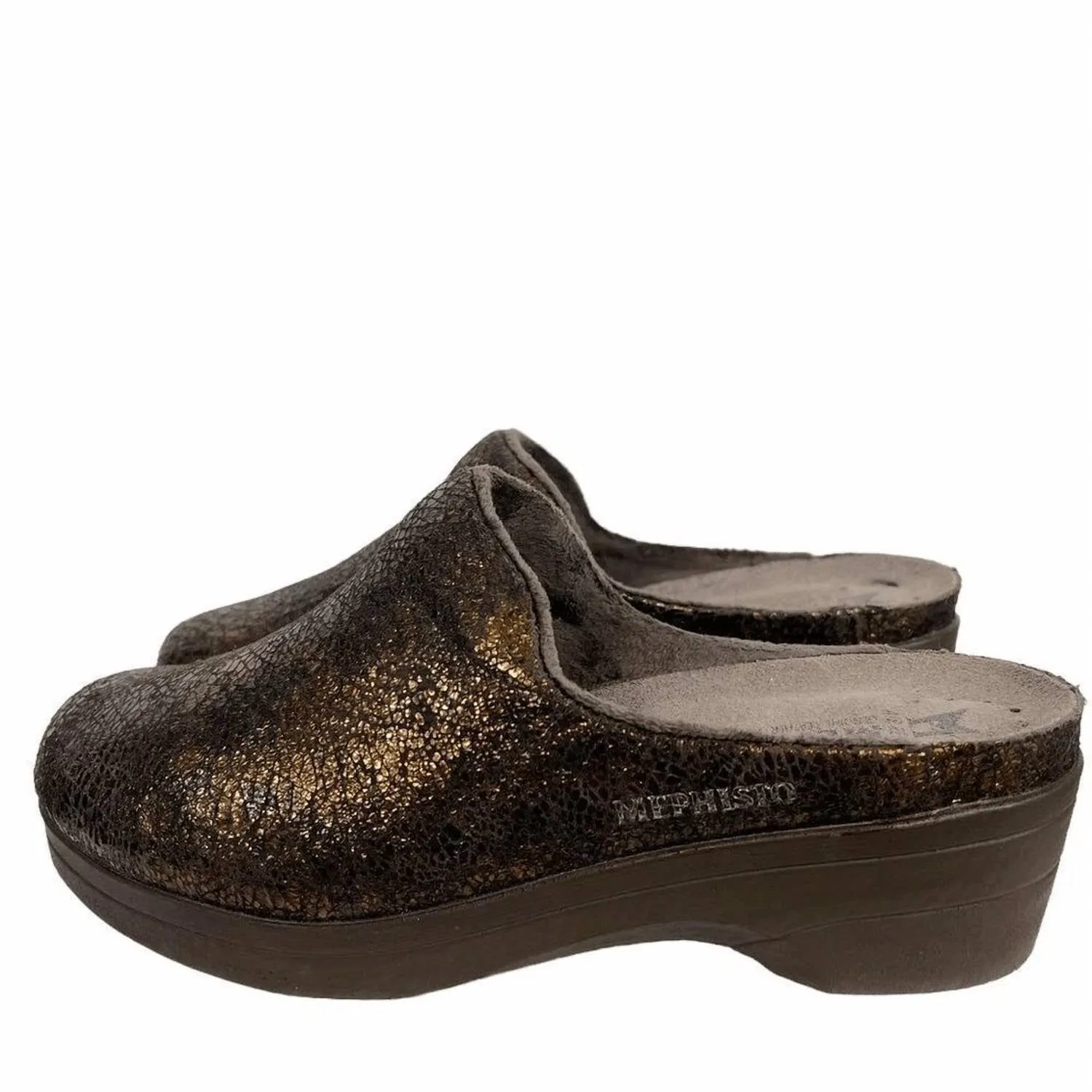 Women's Clogs In Bronze Crash