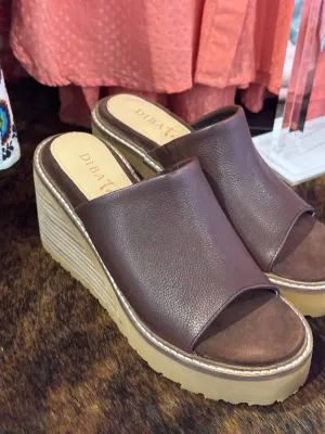 Women's Cloud Fall Wedge In Brown