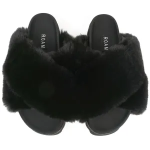 Women's Cloud Slippers In Black