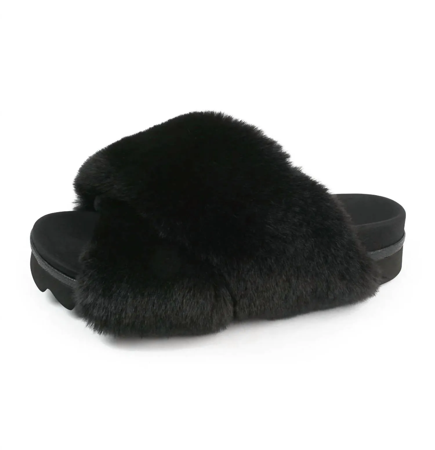 Women's Cloud Slippers In Black