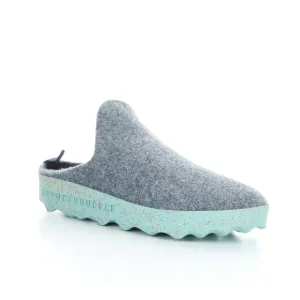 Women's Come Mule In Grey Blue