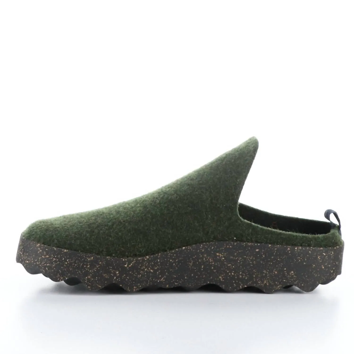 Women's Come Mule In Military Green