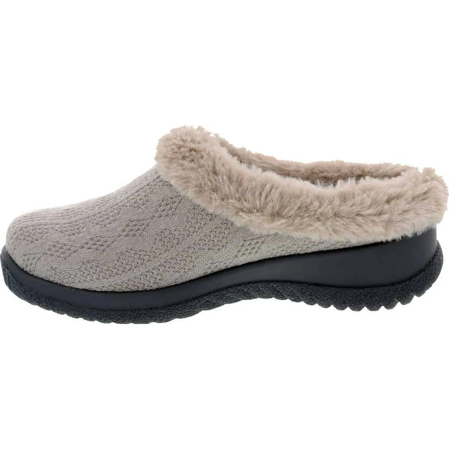 Women's Comfy Sweater Fabric Clogs In Stone
