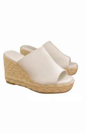 Women's Complete Perfection Slip On Wedges In White