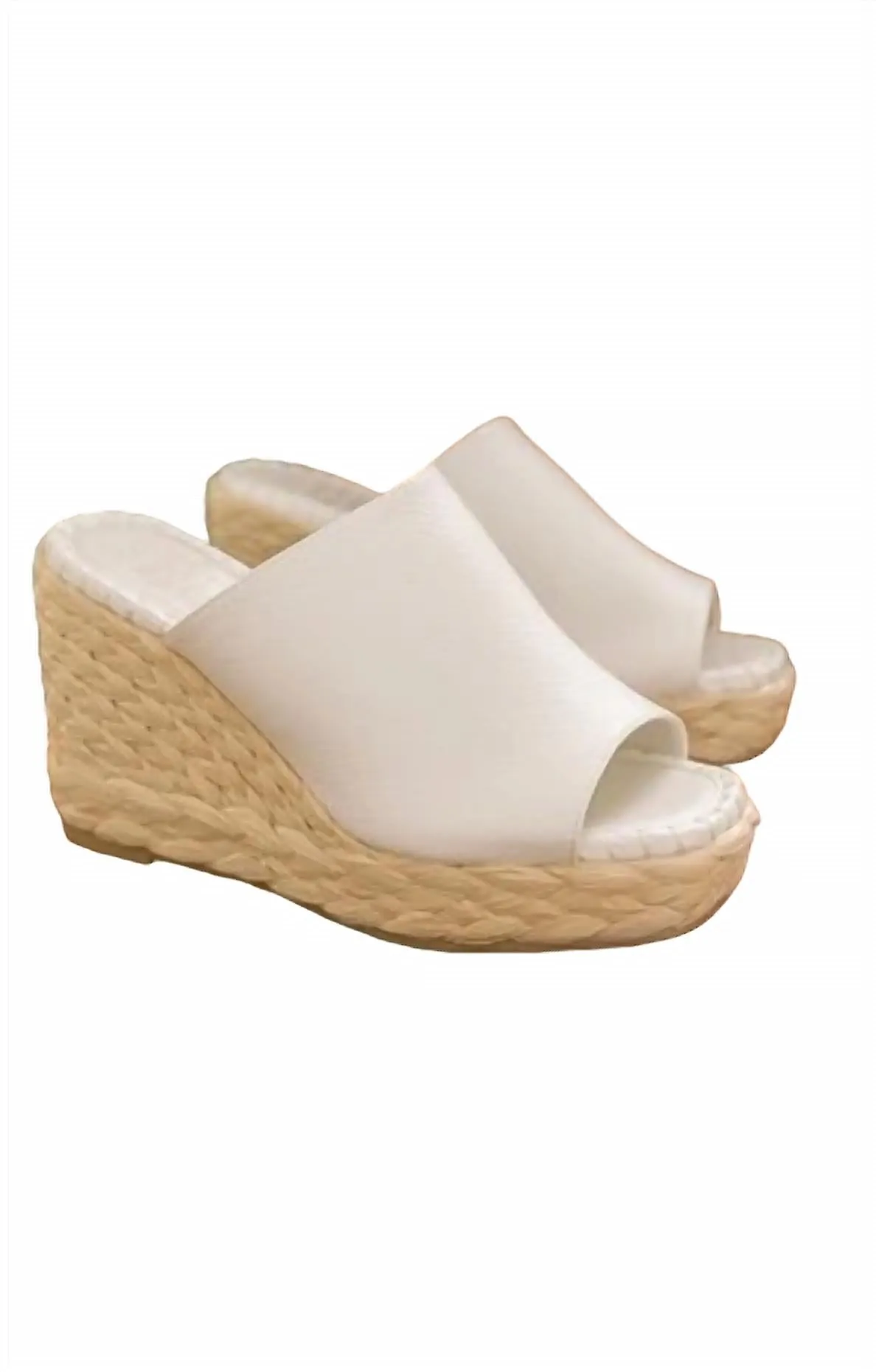 Women's Complete Perfection Slip On Wedges In White