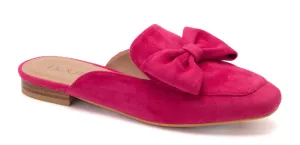 Women's Corky Hello Fall Mule In Fushia Suede