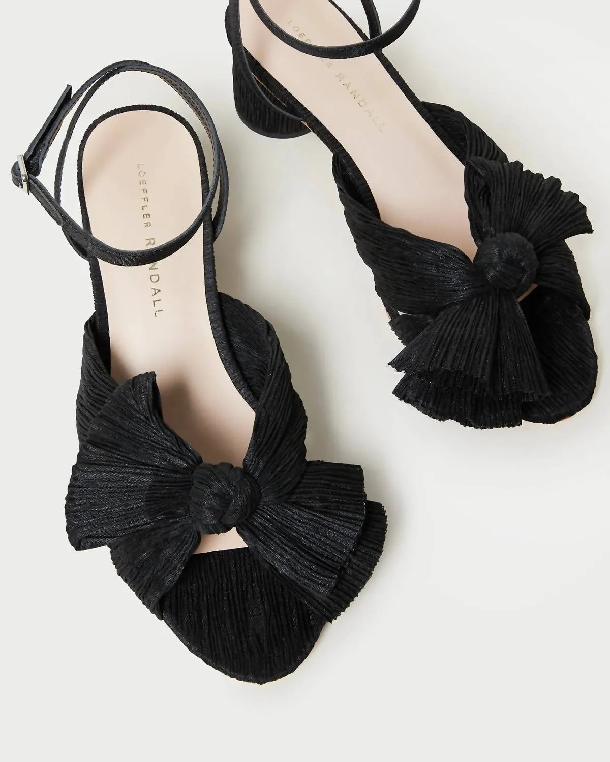 Women's Dahlia Pleated Knot Mule In Black