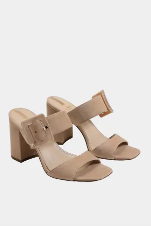 Women's Dalton Heel Mule In Golden Caramel