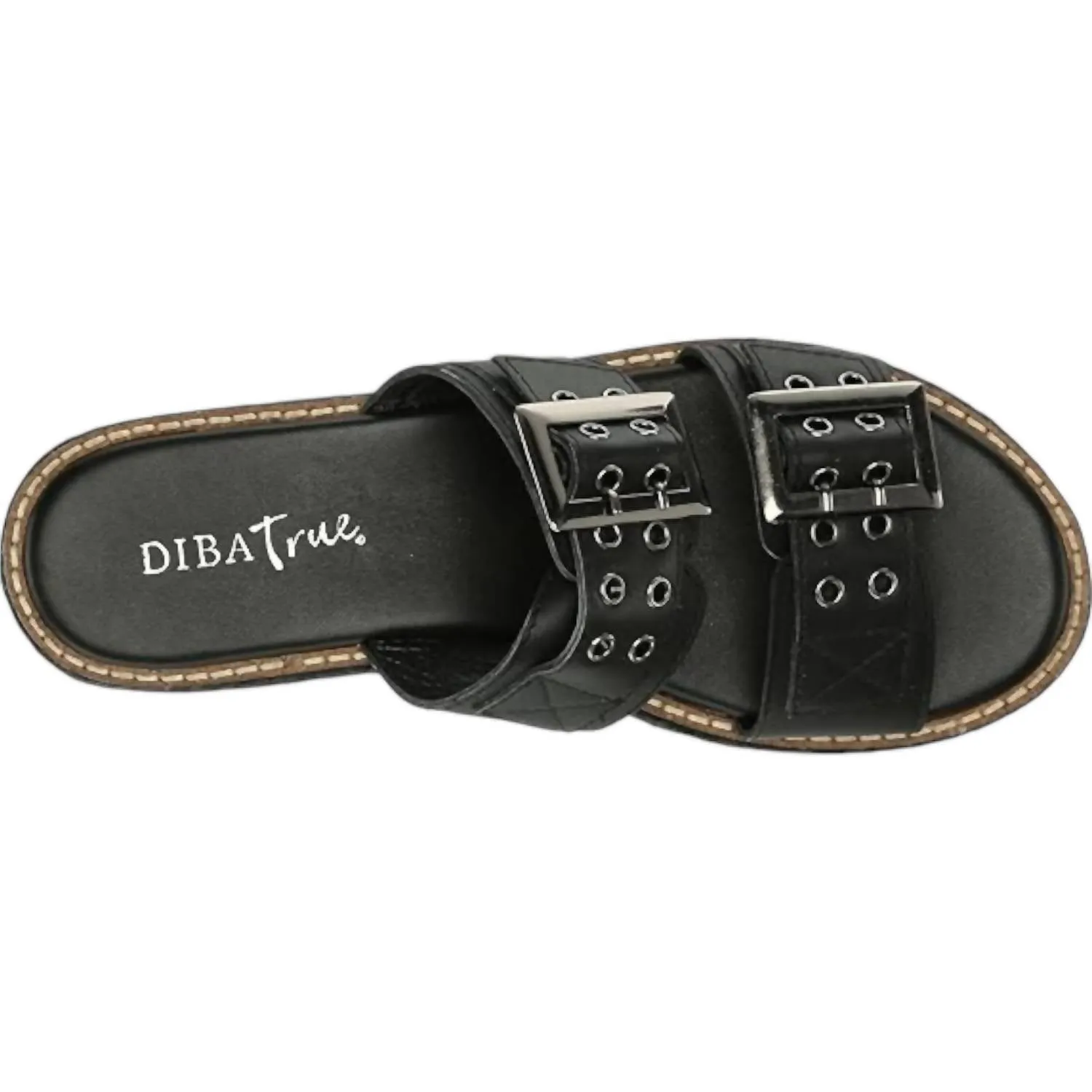 Women's Derby Sandals In Black