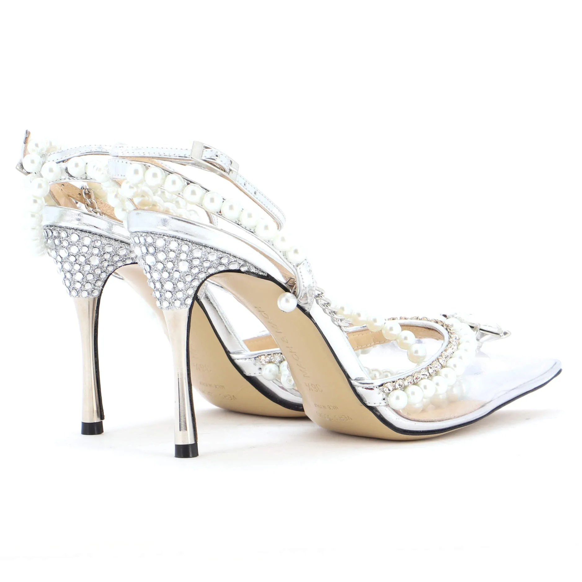 Women's Diamond of Elizabeth Heeled Mules PVC 100