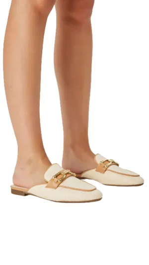 Women's Elliot Mules In Vanilla