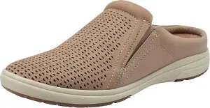 Women's Emilia Slip-On Leather Clog In Wheat
