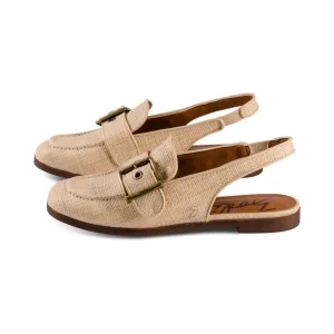 Women's Eve Raffia Mules In Natural