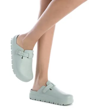 Women's Fashionable Clogs In Aqua