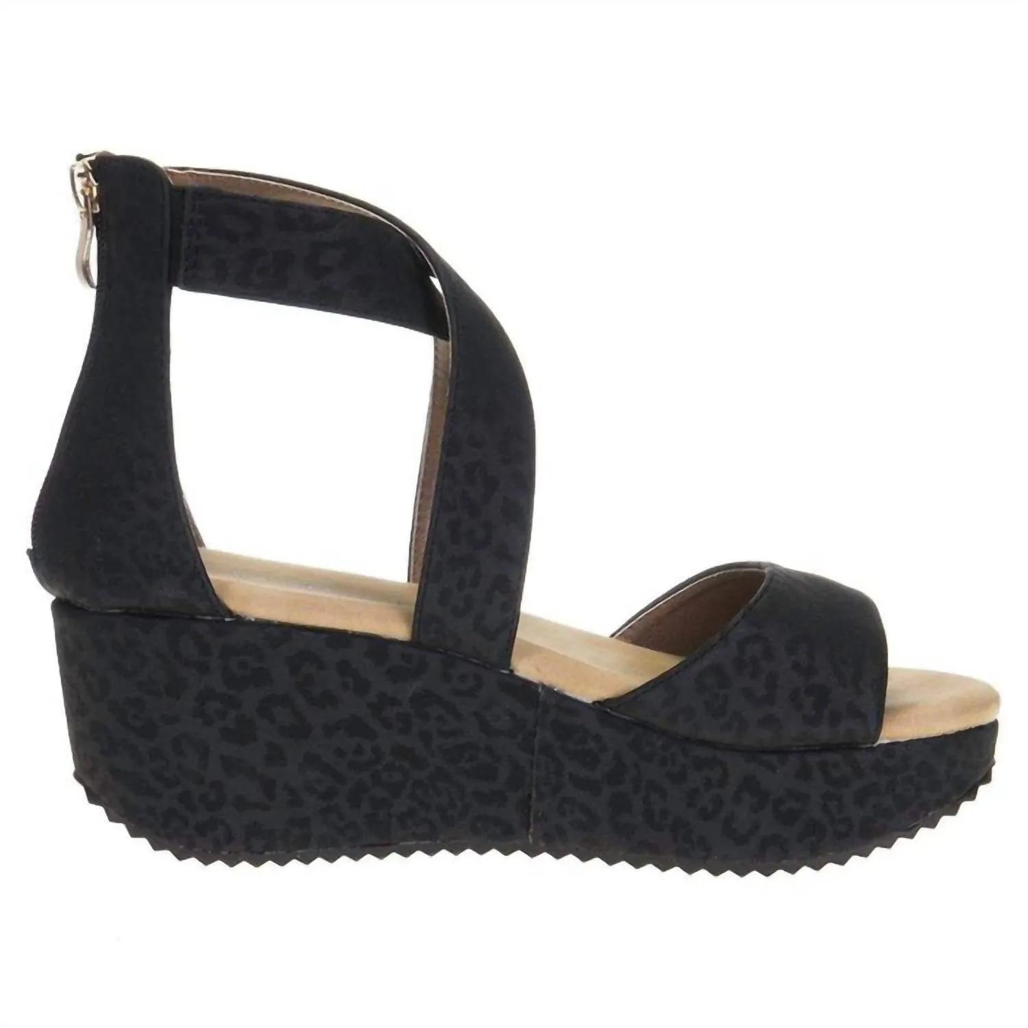 Women's Fay Wedge In Black