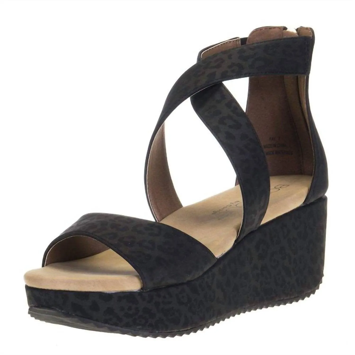 Women's Fay Wedge In Black
