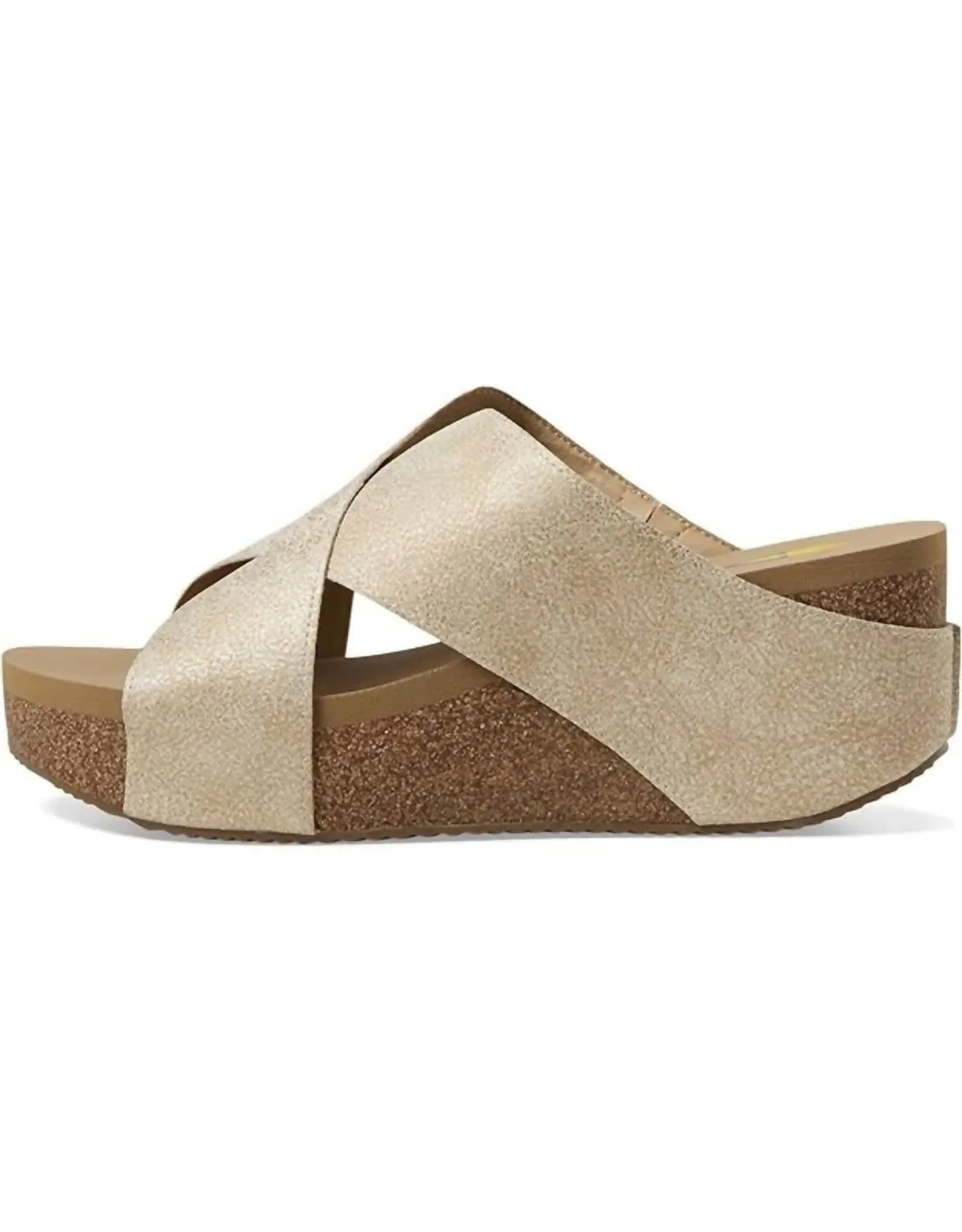 Women's Firefly Criss Cross Sandals In Gold
