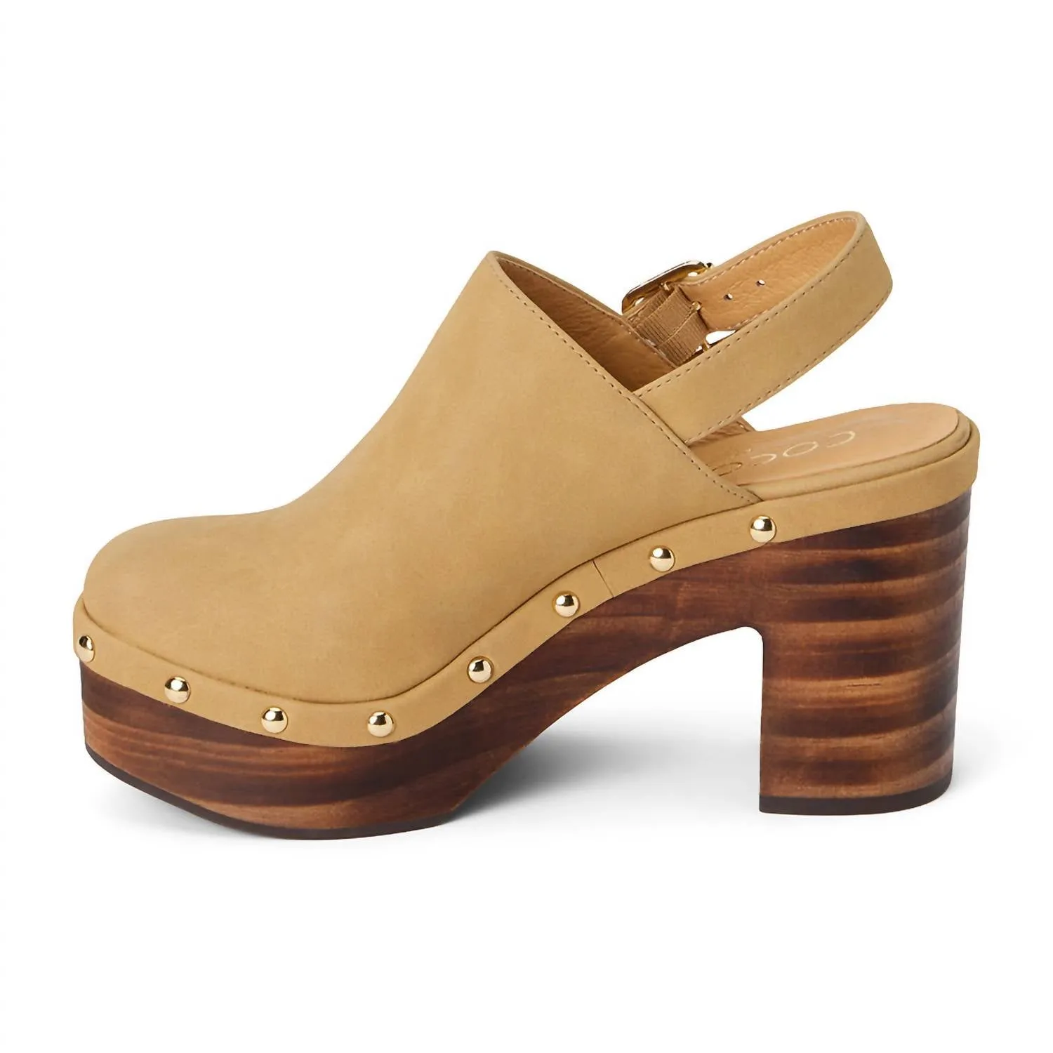 Women's Freedom Heeled Clog In Natural