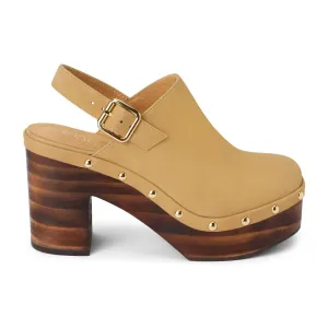 Women's Freedom Heeled Clog In Natural