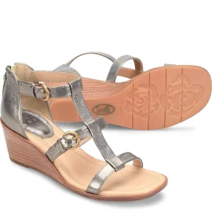 Women's Gaige Gladiator Wedge In Bronze