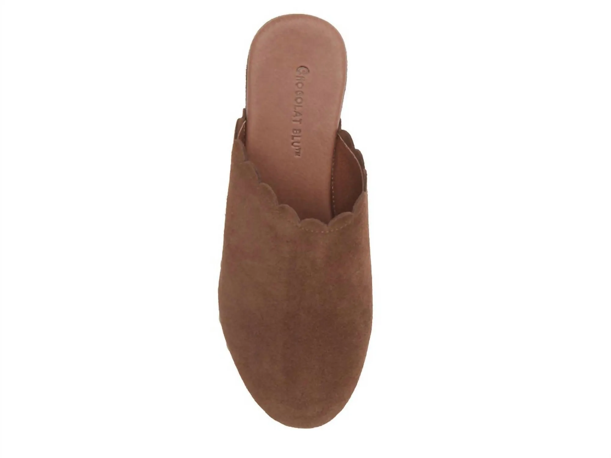 Women's Gemini Platform Clog In Chocolate Suede