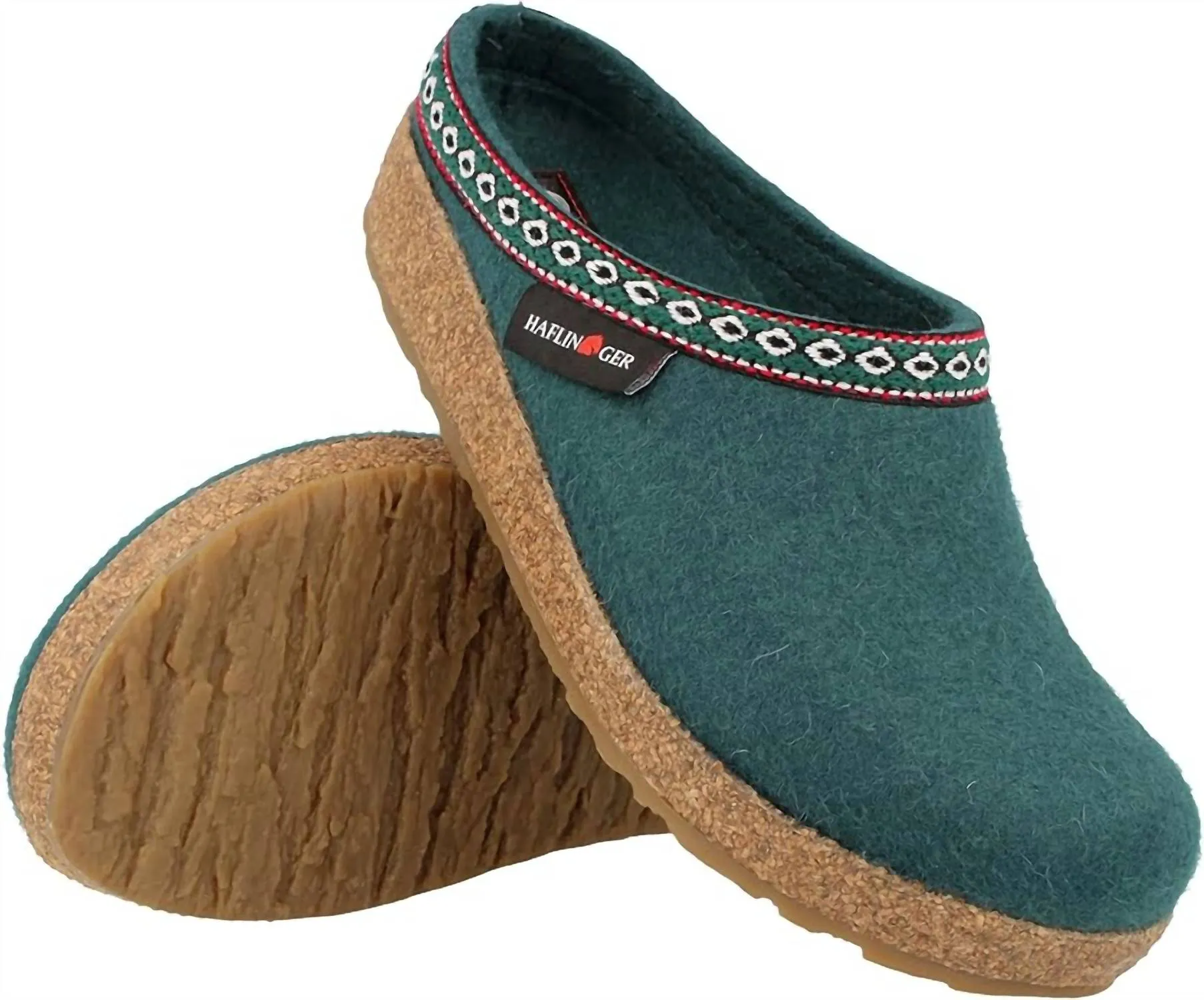 Women's Gizzy Classic Boiled Wool Clog In Pine