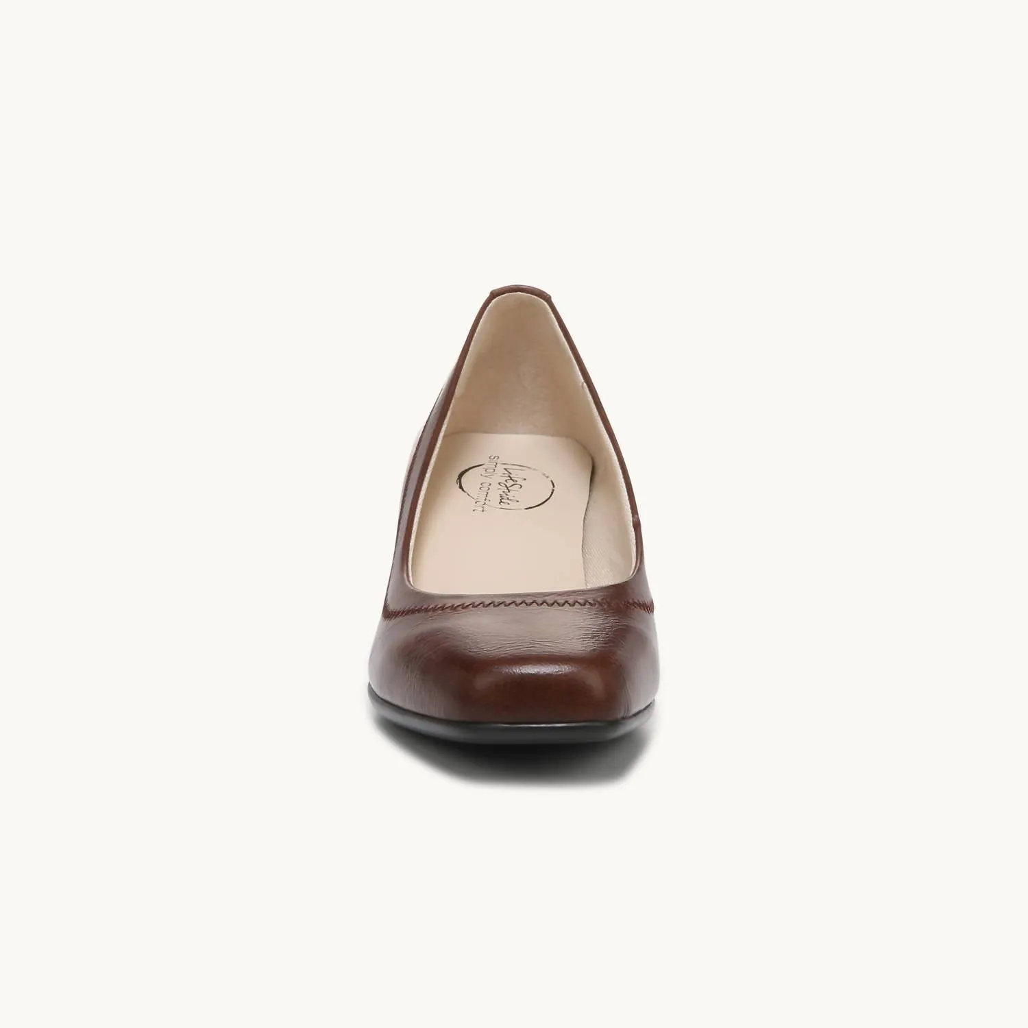 Women's Groovy Wedge Slip On Shoes In Dark Tan