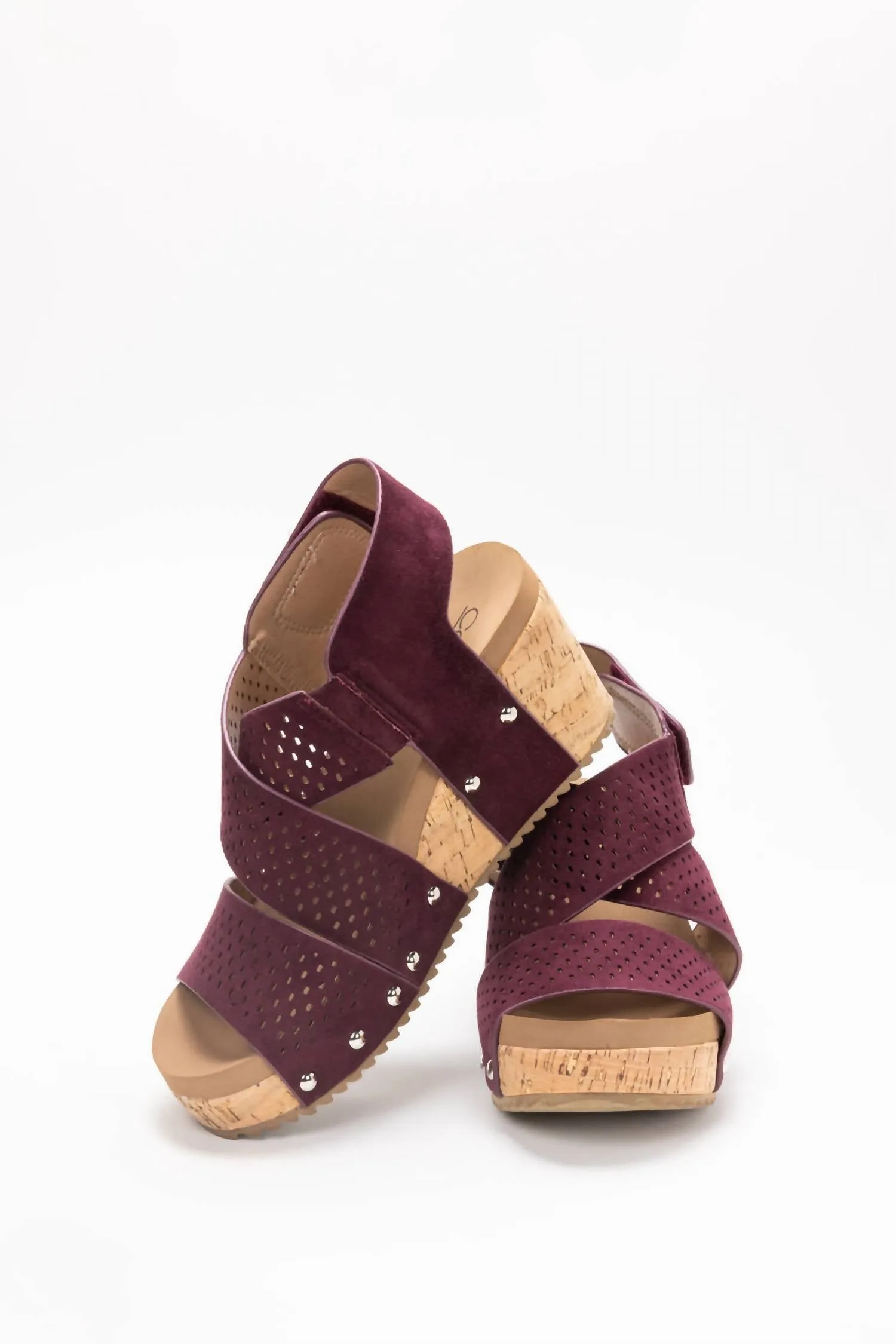 Women's Guilty Pleasure Wedge Sandal In Wine