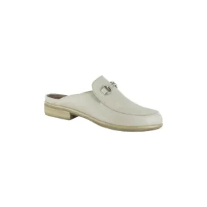 Women's Halny Mules In Soft Ivory Leather
